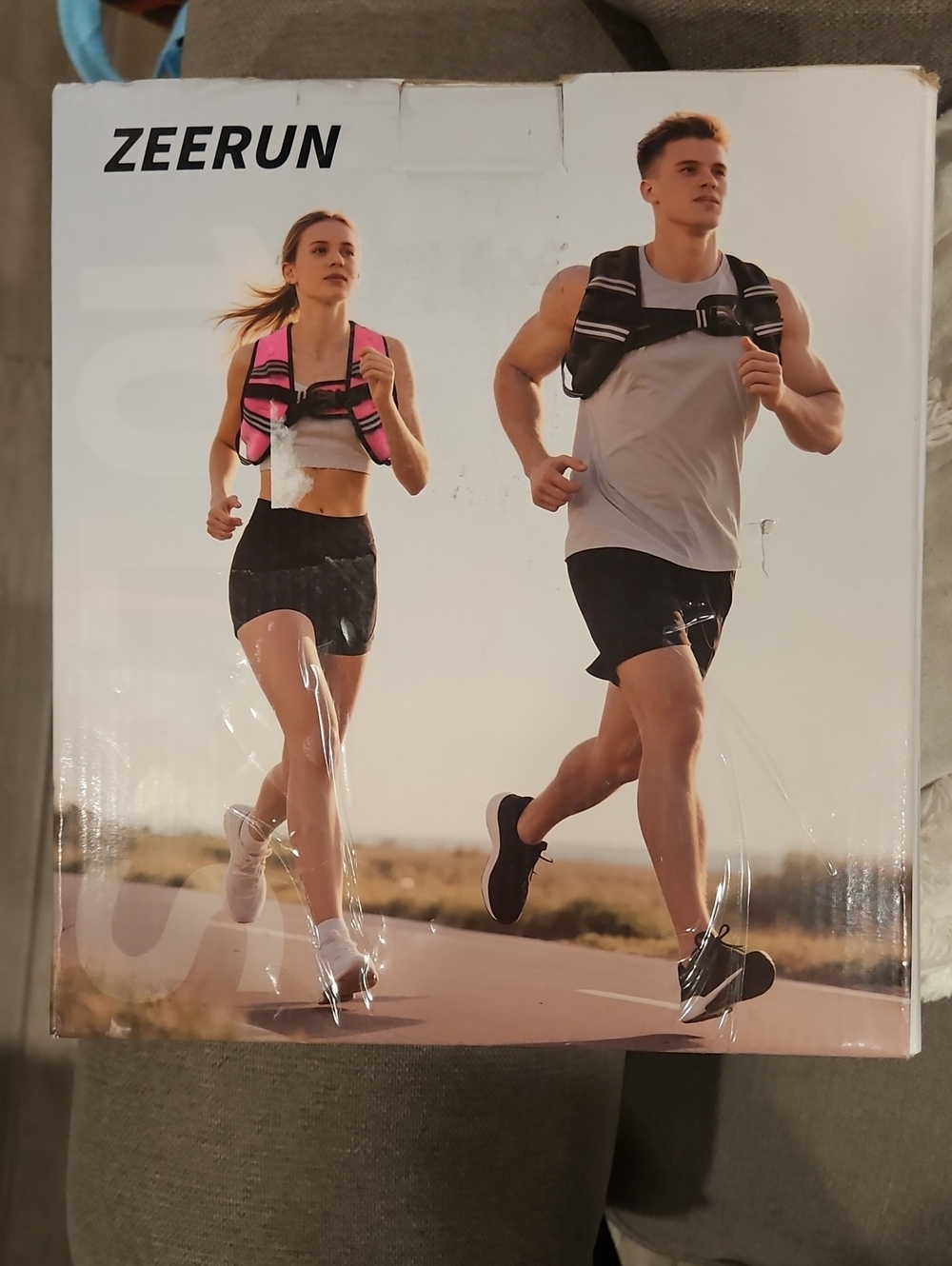 Black Weighted Vest for Running & Training